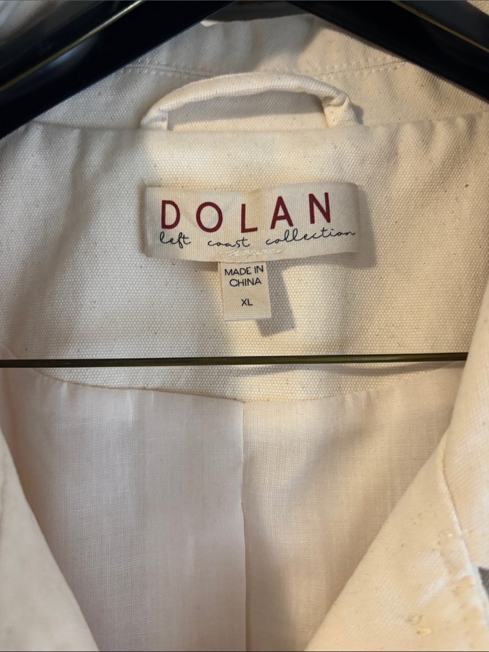 Dolan Left Coast Collection Scalloped Button Down Jacket - Picture 3 of 3